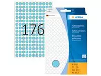 Een Etiket HERMA 2213 rond 8mm blauw 5632stuks koop je bij Schellen Boek- en Kantoorboekhandel