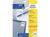 Buy your Etiket Avery Zweckform 4780 48.5x25.4mm wit 1000stuks at QuickOffice BV