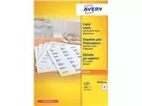 Een Etiket Avery DP246-100 70x36mm wit 2400stuks koop je bij De Joma BV