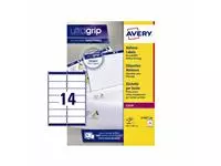 Een Etiket Avery L7163 99.1x38.1mm wit 1400stuks koop je bij QuickOffice BV