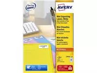 Een Etiket Avery L7654-100 45.7x25.4mm wit 4000stuks koop je bij Continu Kantoor