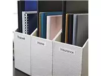 Een Labeltape Dymo LabelManager D1 polyester 19mm zwart op wit 10 stuks koop je bij Schellen Boek- en Kantoorboekhandel