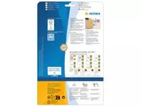 Een Etiket HERMA 5058 105x42.3mm verwijderbaar geel 280stuks koop je bij De Joma BV