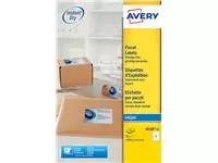 Een Etiket Avery J8168-25 199.6x143.5mm wit 50stuks koop je bij Kantoorboekhandel Van Atten