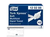 Een Handdoek Tork Xpress H2 Multifold advanced 2-laags wit 120288 koop je bij Sysdicom BV