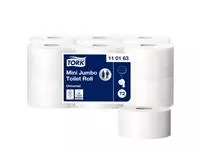 Toiletpapier Tork T2 Universal 1-laags 240mtr wit 110163