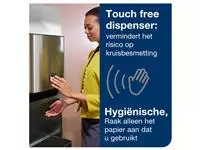 Een Handdoekdispenser Tork Matic met sensor H1 roestvrij staal 460001 koop je bij Continu Kantoor