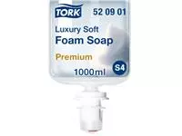 Een Handzeep Tork S4 foam luxe zacht geparfumeerd 1000ml 520901 koop je bij De Rijk Kantoorshop