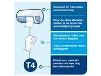 Een Toiletpapier Tork T4 traditioneel premium 3-laags 250 vel wit 110316 koop je bij Kantoorboekhandel Van Atten