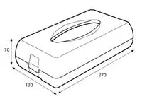 Een Dispenser Katrin 92629 facial tissues wit koop je bij De Rijk Kantoorshop