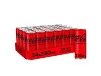 Een Frisdrank Coca Cola zero blik 330ml koop je bij Deska Alles voor Kantoor