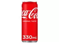 Een Frisdrank Coca Cola Regular blik 330ml koop je bij All Office Kuipers BV