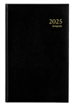 Een Agenda 2025 Brepols Saturnus Luxe 1dag/1pagina zwart koop je bij Clippz! Office Supplies