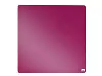 Whiteboard Nobo tegel 36x36cm roze magnetisch