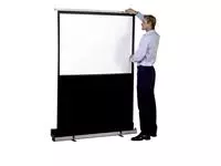 Een Projectiescherm Nobo draagbaar 162x122cm vloermodel koop je bij Romijn Office Supply