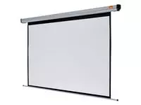 Een Projectiescherm Nobo wand 200cm elektrisch koop je bij Clippz! Office Supplies