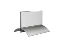 Een Tafelnaambord Europel 52x100mm acryl aluminium 2st koop je bij QuickOffice BV