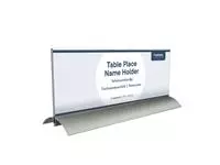 Een Tafelnaambord Europel 105x297mm acryl aluminium koop je bij van Kerkvoorde & Hollander B.V.