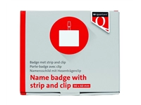 Buy your Badge Quantore met clip 60x90mm at QuickOffice BV