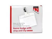 Een Badge Quantore clip 60x90mm koop je bij All Office Kuipers BV