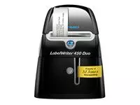 Een Labelprinter Dymo LabelWriter 450 Duo desktop zwart koop je bij Schellen Boek- en Kantoorboekhandel