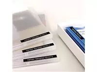 Een Labeltape Dymo LabelManager D1 polyester 24mm wit op zwart koop je bij Schellen Boek- en Kantoorboekhandel