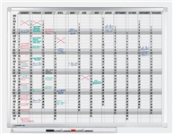 Een Planbord Legamaster professional jaarplanner hor 90x120cm koop je bij De Joma BV