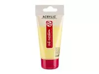 Een Acrylverf TAC 226 pastelgeel tube 75ml koop je bij Egner kantoorspecialisten