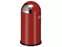 Een Afvalbak Wesco Pushboy rood 50liter koop je bij De Rijk Kantoorshop