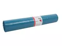 Een Afvalzak Quantore LDPE T50 160L blauw extra stevig 90x110cm 20 stuks koop je bij QuickOffice BV