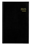 Een Agenda 2025 Brepols Saturnus Luxe 1dag/1pagina zwart koop je bij De Joma BV