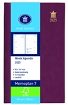 Agenda 2025 Ryam Memoplan 7 Mundior 7dagen/2pagina&#39;s bordeaux