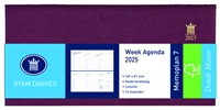 Een Agenda 2025 Ryam Memoplan 7 Mundior 7dagen/2pagina&#39;s landscape bordeaux koop je bij Kantorice office &amp; business supplies