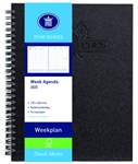 Een Agenda 2025 Ryam Weekplan Wire-o 7dagen/2pagina&#39;s zwart koop je bij Kantorice office &amp; business supplies