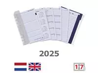 Agendavulling 2025 Kalpa A5 jaardoos 7dagen/2pagina&#39;s