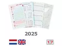 Een Agendavulling 2025 Kalpa Personal bloemen 7dagen/2pagina&#39;s koop je bij De Joma BV