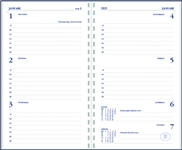 Een Agendavulling 2025 Ryam Memoplan 7 7dagen/2pagina&#39;s wit koop je bij van Kerkvoorde &amp; Hollander B.V.