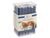 Een Alcoholmarkers Nassau Arts duopunt set à 24 kleuren koop je bij Kantoorenthuis.nl