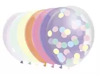Een Ballon Haza uni 30cm 10 stuks pastel assorti koop je bij De Joma BV