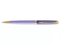 Een Balpen Waterman Hémisphère Colour Blocking purple GT medium koop je bij De Joma BV