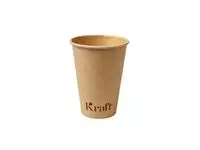 Een Beker kraft IEZZY 180ml 50 stuks bruin koop je bij Kantorice office &amp; business supplies