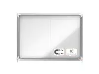 Binnenvitrine Nobo Premium Plus 8x A4 schuifdeur magnetisch