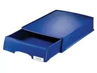 Een Brievenbak Leitz Plus met lade A4 maxi blauw koop je bij QuickOffice BV
