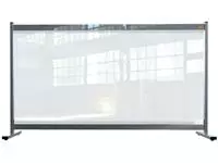 Een Bureauscherm Nobo doorzichtig PVC 1470x860mm koop je bij De Joma BV