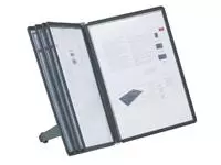 Een Bureaustandaard Durable 5540 Sherpa Soho met 5-tassen zwart koop je bij Clippz! Office Supplies