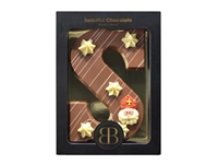 Een Chocoladeletter BB luxe melk S 220 gram koop je bij Mado BV