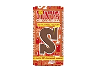 Een Chocoladeletter Tony&#39;s Chocolonely melk karamel zeezout S 180gr koop je bij Kantorice office &amp; business supplies