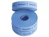 Buy your Consumptiebon Combicraft 57x30mm 2-zijdig 2x1000 stuks blauw at QuickOffice BV