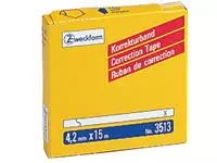 Een Correctietape Zweckform 3513 4.2mmx15m 1regel koop je bij Kantorice office &amp; business supplies