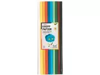 Een Crêpepapier Folia 50x200cm Basis 10 kleuren koop je bij De Joma BV